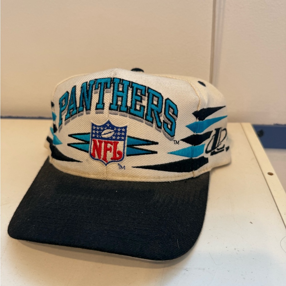 RARE Vintage Carolina Panthers diamond NFL Snapback Hat